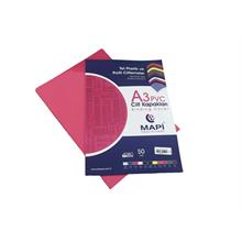 Mapi A3 Pvc Opak Cilt Kapak Pembe 100 Lü