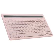 Everest Kb-Bt82 Pembe-Gri Bluetooth Ultra İnce+Şarjlı Q Mac-Win-Android-Ios Uyumlu Kablosuz Klavye