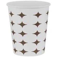 Teknomeda Yıldız Desenli Karton Bardak 7 Oz 3000Li Paket
