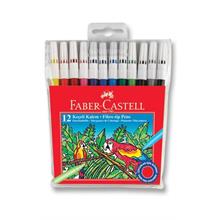 Faber Castell Keçeli Boya Kalemi Yıkanabilir 12 Renk