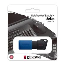 Kingston Dtxm-64Gb 64Gb Usb3.2 Gen 1 Datatraveler Exodia M (Black + Blue) Flash Bellek