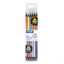 Mılan 07123306 Metalık Çift Uçlu Kuru Boya - 6 Lı
