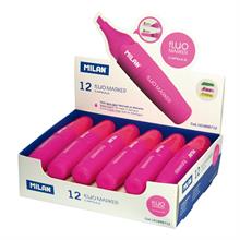 Mılan 161898712 Capsule Fosforlu Kalem Pembe 12Li