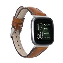 Fitbit Versa-Versa Lite-Versa 2 Uyumlu Deri Kordon Slim Rst2Ef