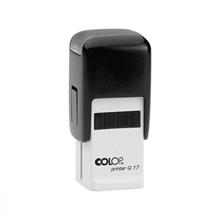 Colop Q17 Kare Siyah Kasa Siyah Keçe - 17X17Mm