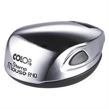 Colop Stamp Mouse R40 Krom Kasa Mavi Keçe - 40Mm