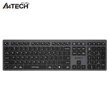 A4 Tech Fstyler Fbx50C Gri Bluetooth+2.4G Nano Fn Şarjlı Multimedya Klavye