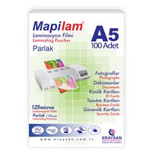 Mapilam 125 Micron Parlak Laminasyon Filmi (A5) 100 Lü