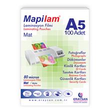 Mapilam 80 Micron Mat Laminasyon Filmi (A5) 100 Lü