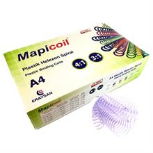 Mapicoil 4:1 Plastik Helezon Spiral 10Mm Şeffaf 100 Ad. 48 Lop