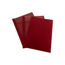 Mapicover-1,5Mm Isısal Kapak Şeffaf+Karton Kırmızı 100 Ad.