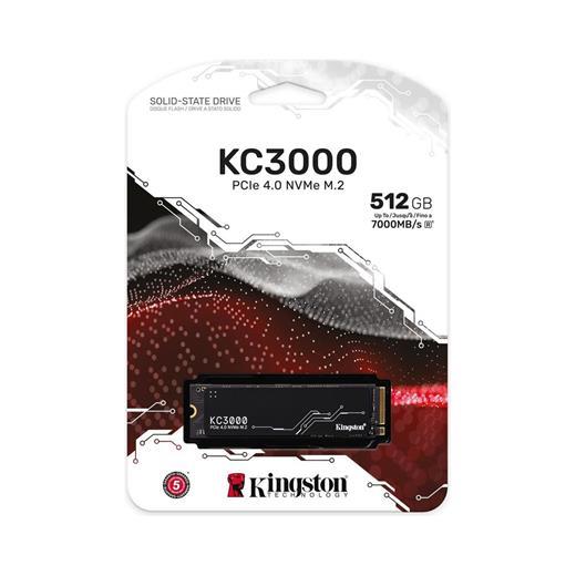 Kingston 512Gb Kc3000 Nvme Gen4 Skc3000S-512G Pcıe Nvme M.2 Ssd Disk