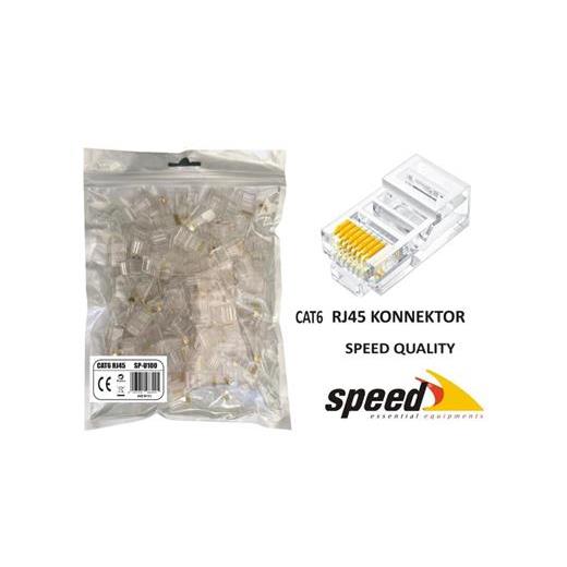 Speed Sp-U100 Cat6 100 Adet Rj45 Konnektör