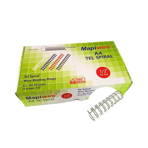 Mapiwire 1/2 Kutu Tel Transparan 50 Ad.