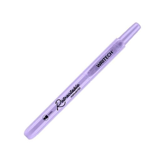 Wrıtech W-805S Basmalı Fosforlu Kalem Pastel Lila - 12Li Kutu