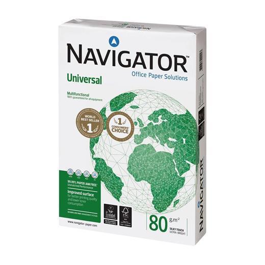 Navigator A4 Fotokopi Kağıdı 80Gr 1 Koli 5 Paket (2500 Sayfa)