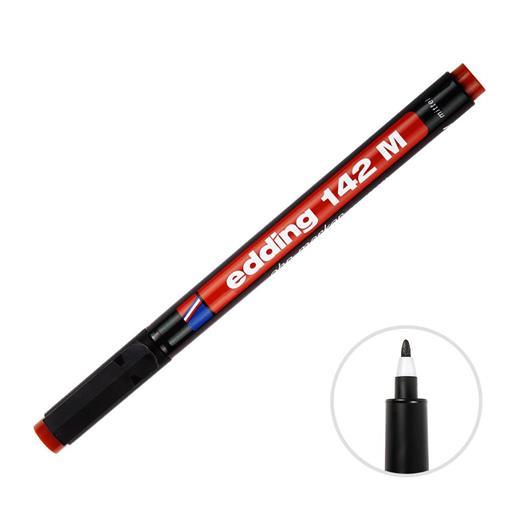 Edding 142 M Permanent Asetat Cd Kalemi 1 Mm Uçlu Kırmızı 10 Adet