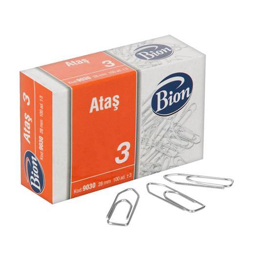 Mas 9030 Bion Ataş 28 Mm No:3 100Lü Paket