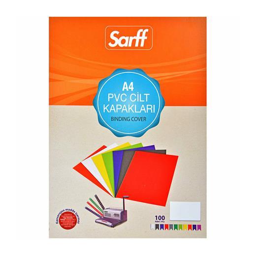 Sarff Pvc Opak Siyah A4 Cilt Kapağı 100Lü Paket