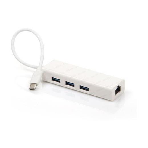 Dark Usb3.1 Type-C - 3Xusb3.0Hub+ Gigabit Ethernet