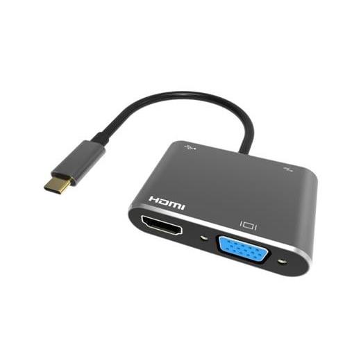 Vcom Cu451 Type-C To Vga Hdmi Usb Type-C Çevirici