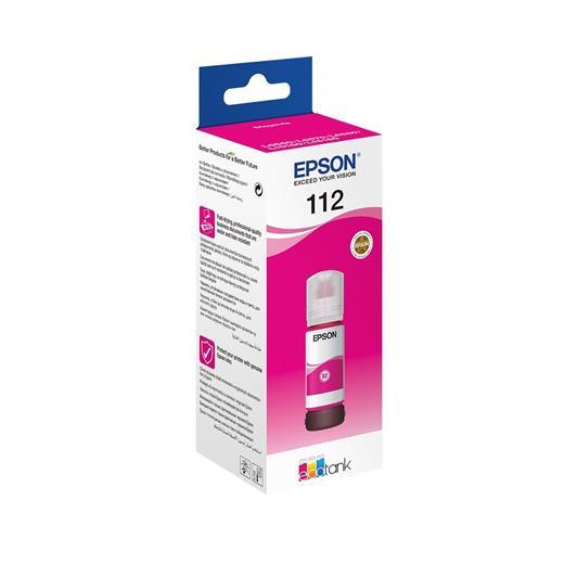 Epson T06C3 (112) Magenta Kırmızı Şişe Mürekkep 13T06C34A