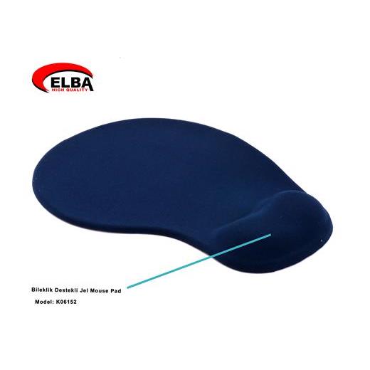 Elba K06152 Bileklikli Jel Mouse Pad Mavi