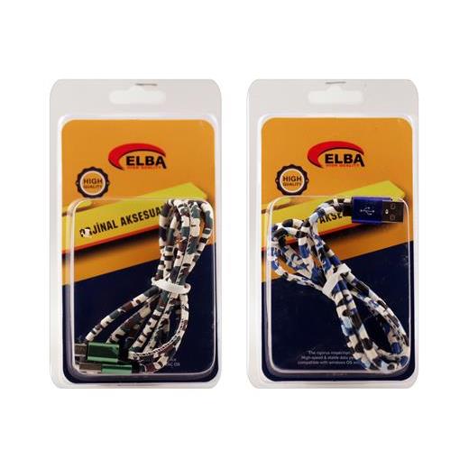 Elba Eck-44M Bağlantı Kablosu Micro 1Mt Renkli