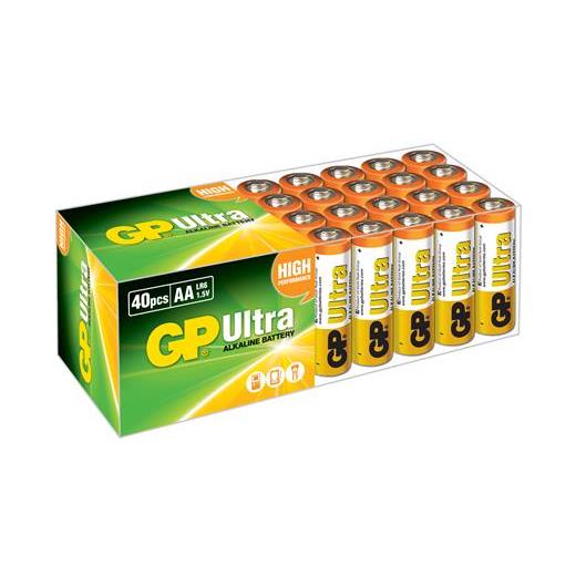Gp Lr6 Aa Boy Ultra Alkalin Kalem Pil 40Lı Paket Gp15Au-2B40