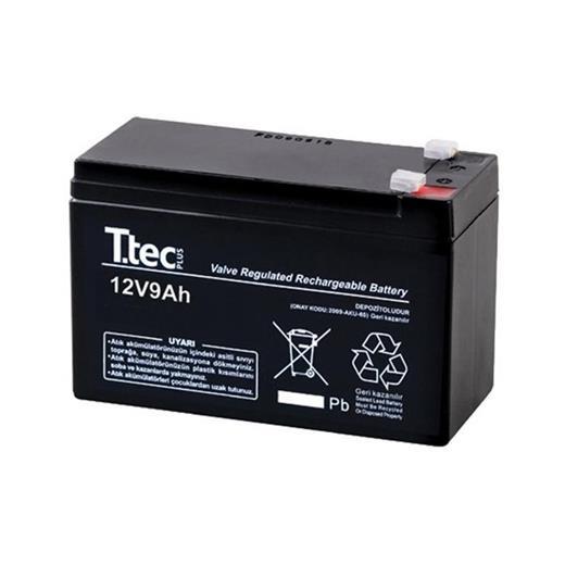 Ttec 12V 9Ah Bakımsız Kuru Akü