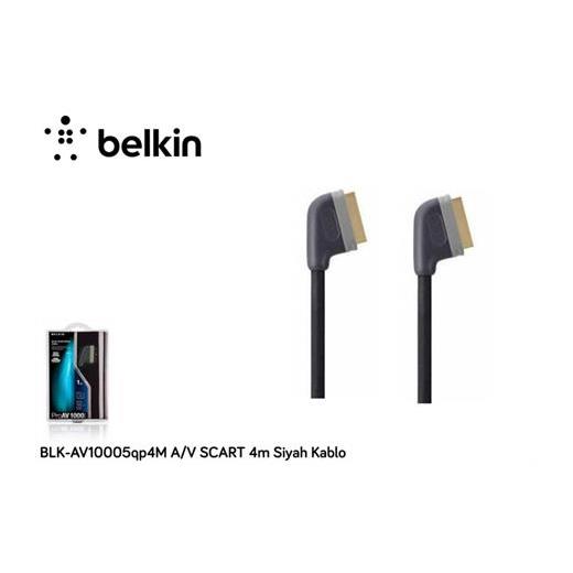 Belkın Blk-Av10005Q4M 4-V Scart 4M Siyah Kablo