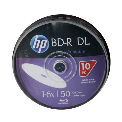 Hp Blu-Ray Bd-R 6X 50Gb 10Lu Cake Box Prıntable Baskı Yapılabilir Blu-Ray Dvd