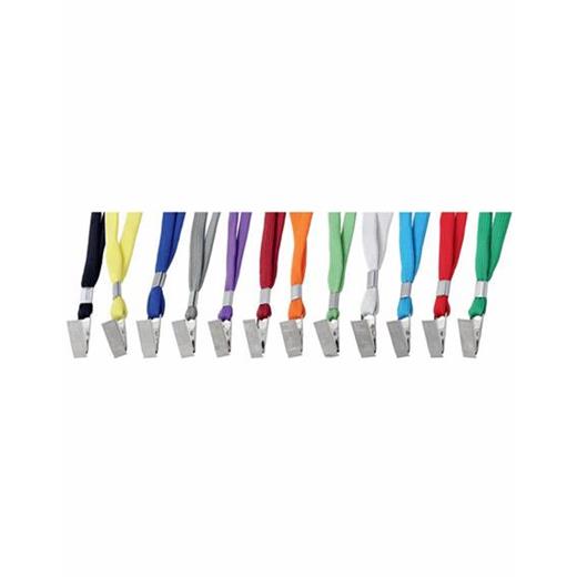 Sarff Metal Klips.Siyah Askı İpi.50 Adet