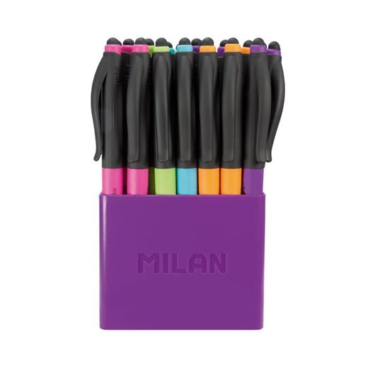 Mılan 176592124 Stylus Colour Tükenmez Kalem - 24Adet