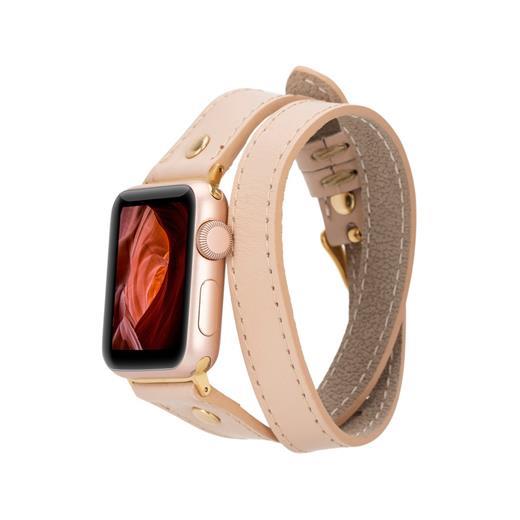 Apple Watch Uyumlu Deri Kordon 42-44-45Mm Slim Dt Gt Nu1