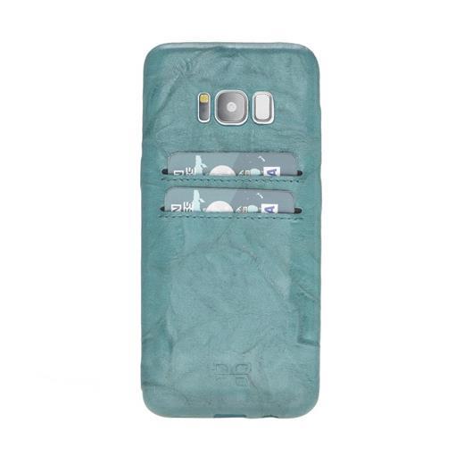 Samsung Galaxy S8 Uyumlu Deri Arka Kapak Fxcp Uccc B14 Yeşil