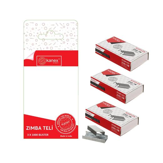 Kanex Zımba Teli 24/6 Blister - 3Lü