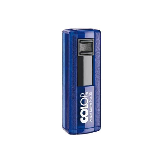 Colop Cep20 Kaşe Mavi Kasa Siyah Keçe - 14X38Mm
