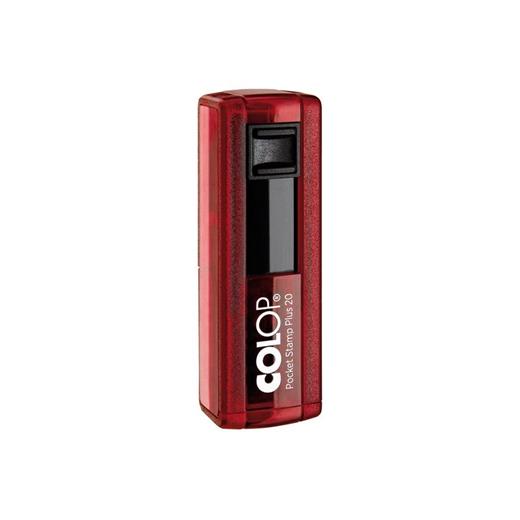 Colop Cep20 Kaşe Kırmızı Kasa Siyah Keçe - 14X38Mm