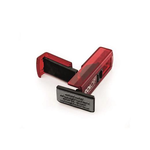 Colop Cep20 Kaşe Kırmızı Kasa Siyah Keçe - 14X38Mm