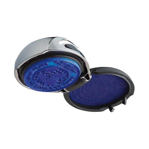 Colop Stamp Mouse R40 Krom Kasa Mavi Keçe - 40Mm