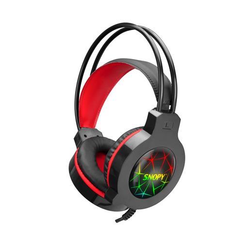 Snopy Sn-Gx7 Crazy Siyah Ledli Mikrofonlu Oyuncu Kulaklığı