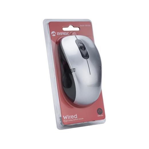 Everest Sm-258 Usb Gümüş 1200Dpi Optik Kablolu Mouse