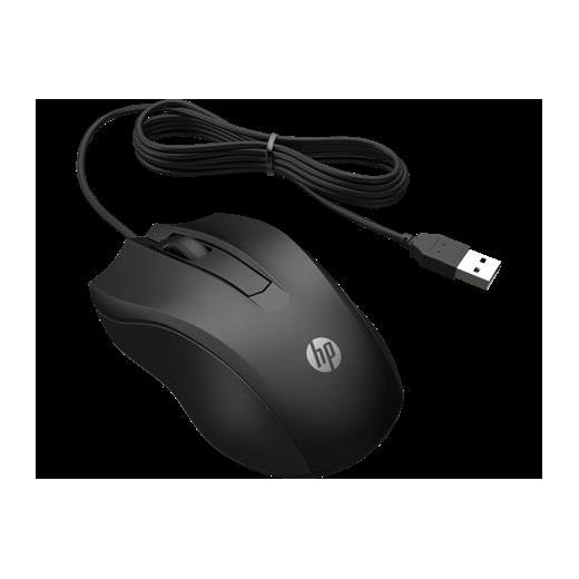 Hp 100 6Vy96Aa Siyah Optik Kablolu Mouse 1.600 Dpı Hassas Optik Sensörü