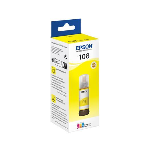 Epson T09C44 108 Yellow Sarı Şişe Mürekkep T09C44A L18050-L8050