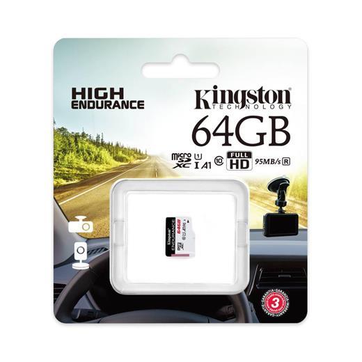Kingston Sdce-64Gb 64Gb Microsdxc Endurance 95R-30W C10 A1 Uhs-I Card Only Hafıza Kartı