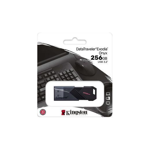 Kingston Dtxon-256Gb 256Gb Portable Usb 3.2 Gen 1 Datatraveler Exodia Onyx Flash Bellek
