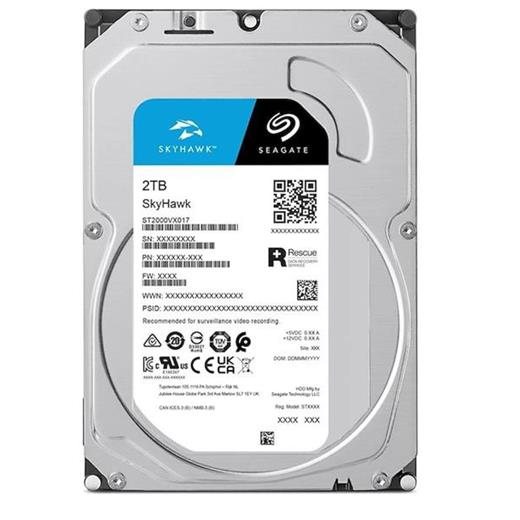 Seagate 2Tb St2000Vx017 5900Rpm 256Mb Harddisk 7-24 Güvenlik Diski (Resmi Distribitör Ürünü)