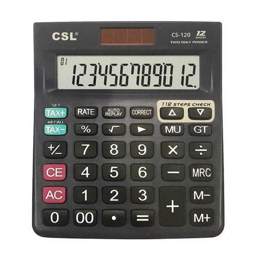 Csl Cs-120 12 Hane Masa Tipi İşlem Kontrollü Hesap Makinesi