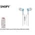 Snopy Sn-J5 Mobil Telefon Uyumlu Kulak İçi Beyaz Mikrofonlu Kulaklık